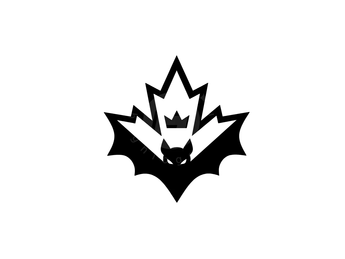Strong Bat Maple Leaf Logo - Animal Logo design by Eka Eka for sale on Highlogo