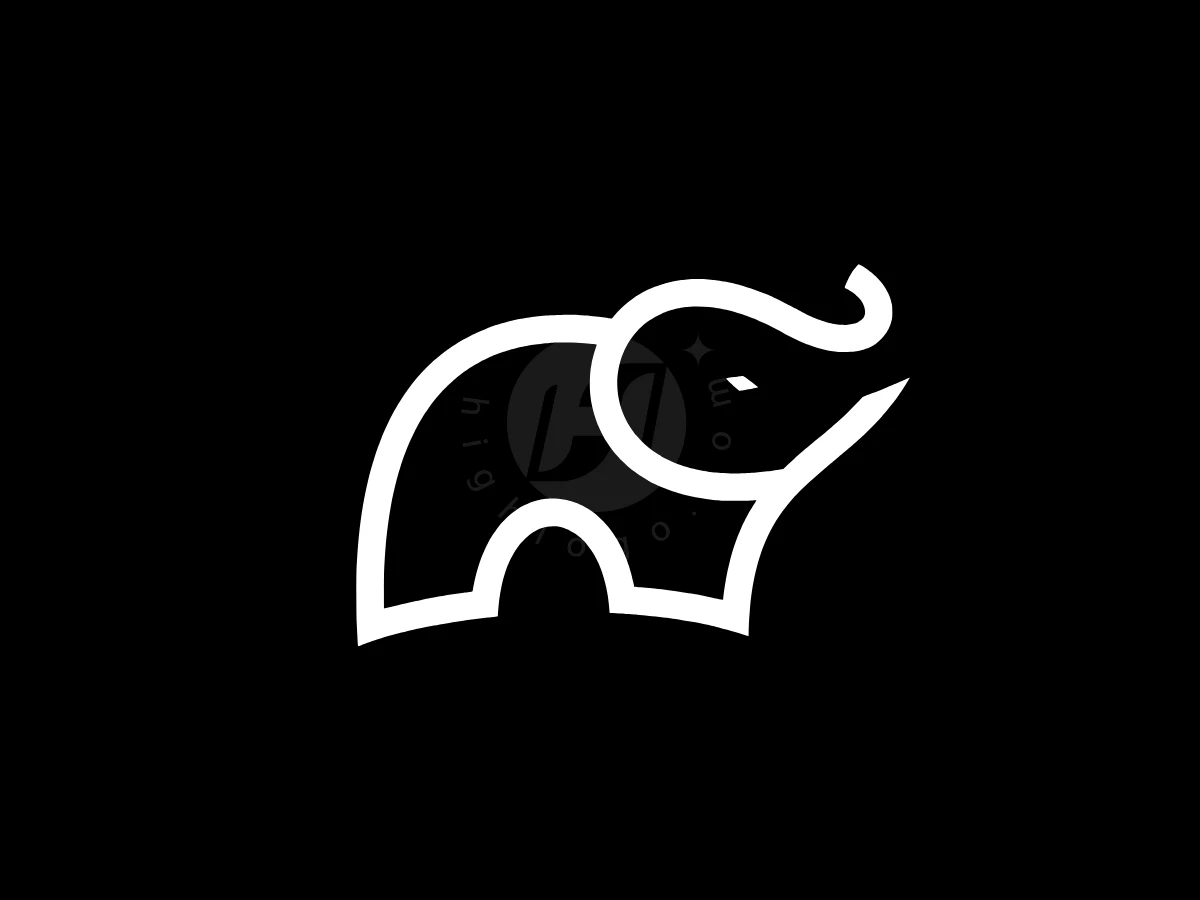 Creative Elephant Logo Letter N - Animal Logo design by Eka Eka for sale on Highlogo