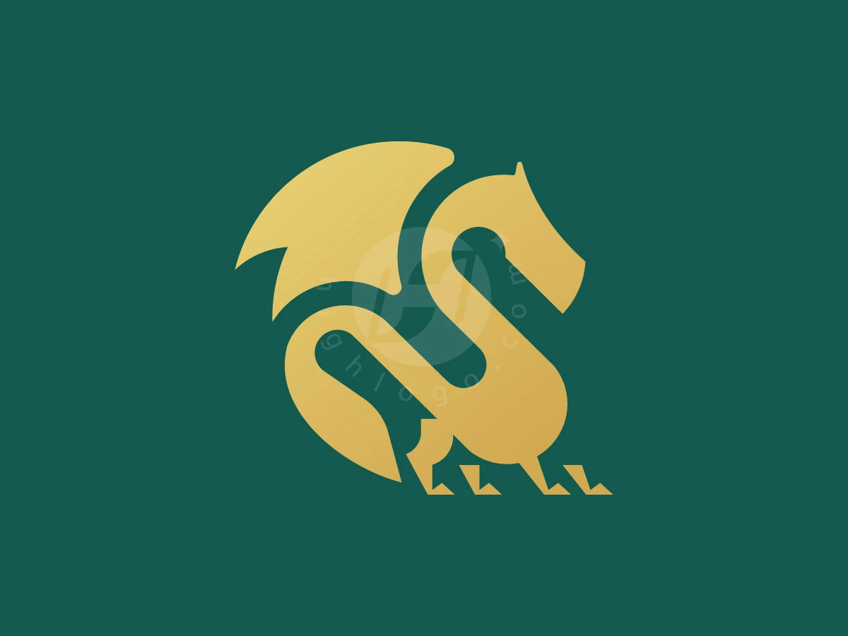Luxury Golden Dragon Logo - Animal Logo design by Denmaz for sale on Highlogo