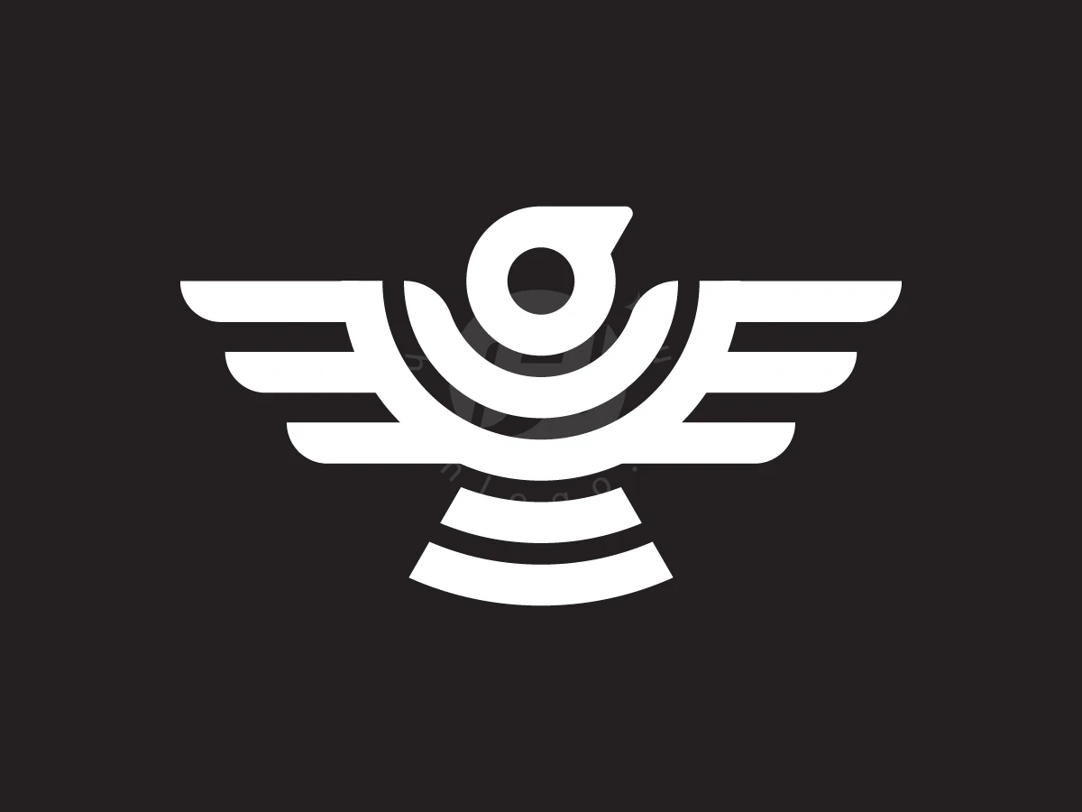 Modern Totem Bird Logo - Abstract Logo design by Denmaz for sale on Highlogo