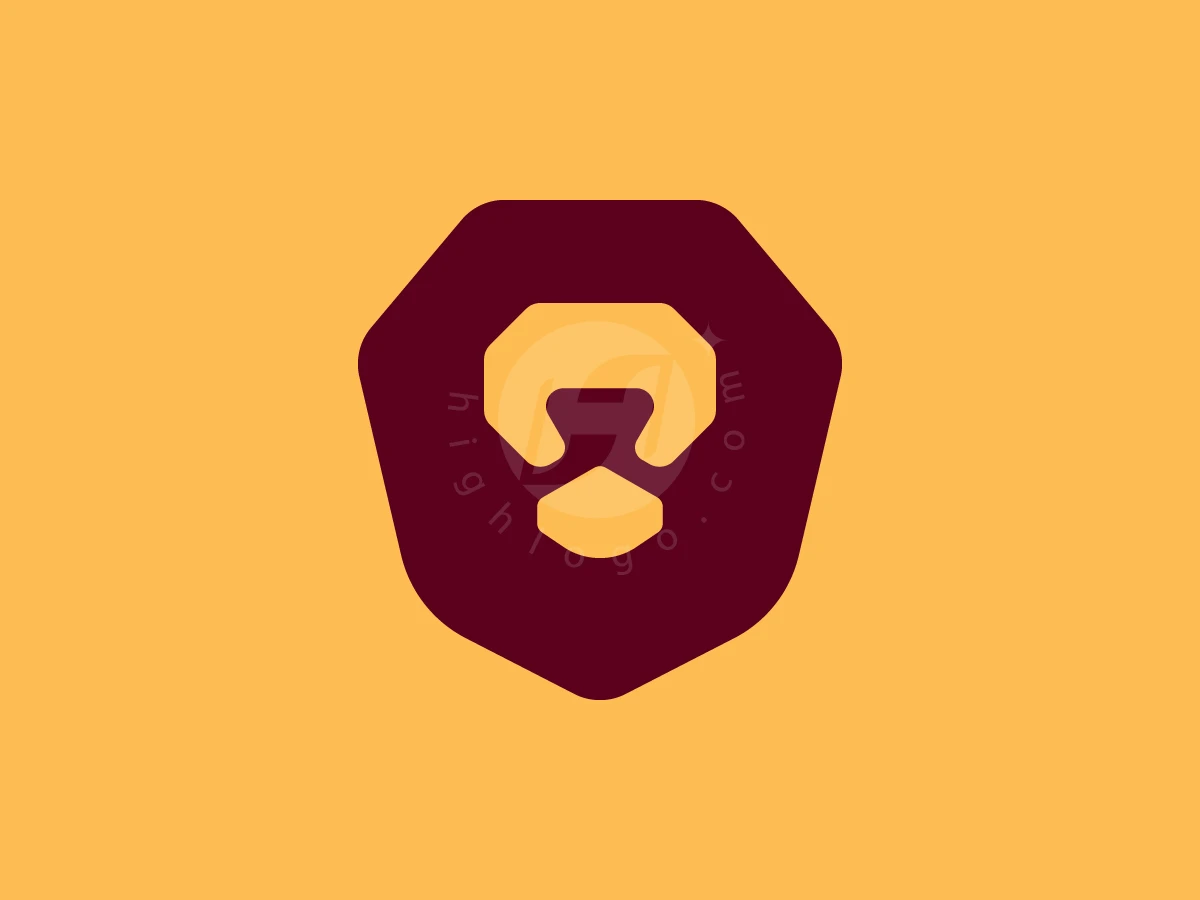 Minimalist Lion Shield Logo - preview 1