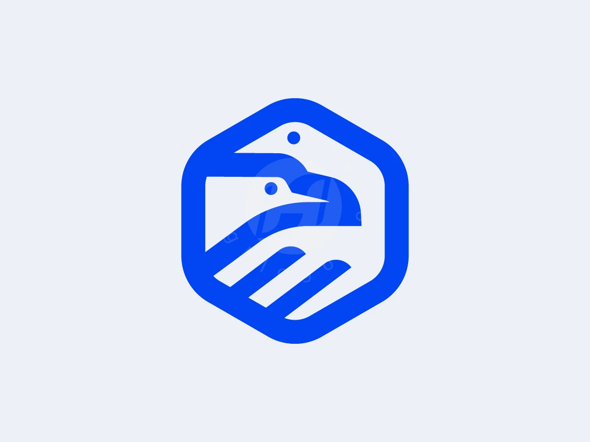 Bird Partnership Logo - Animal Logo design by Denmaz for sale on Highlogo