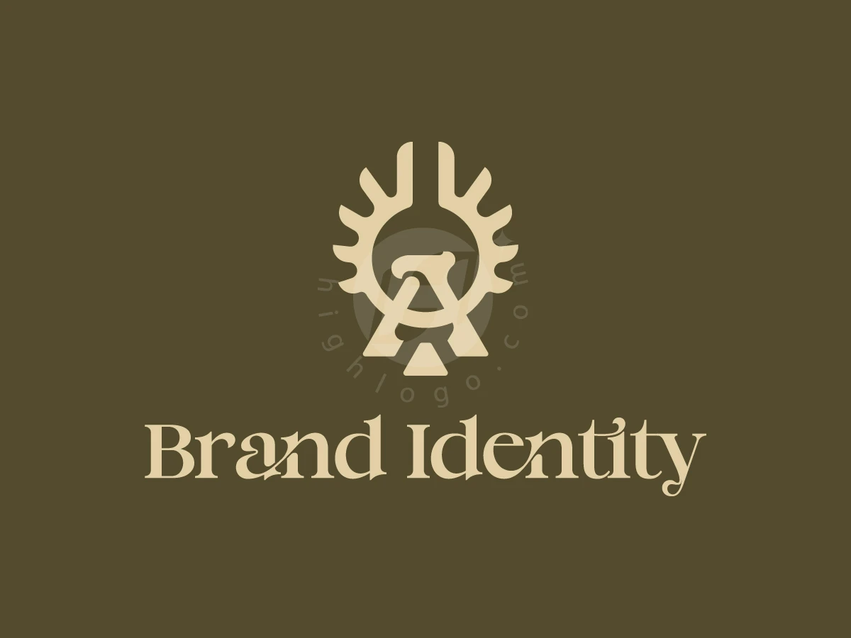 Letter A Falcon Crest Logo - preview 1