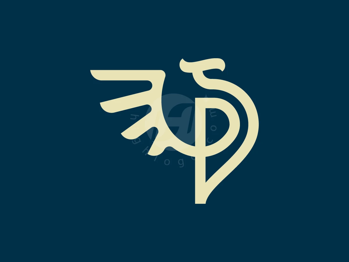 Majestic Bird Crest Logo - Abstract Logo design by Denmaz for sale on Highlogo