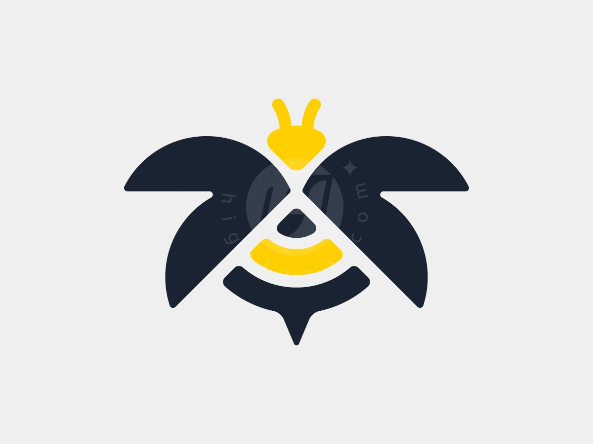Smart Bee Connection Logo - Technology Logo design by Denmaz for sale on Highlogo