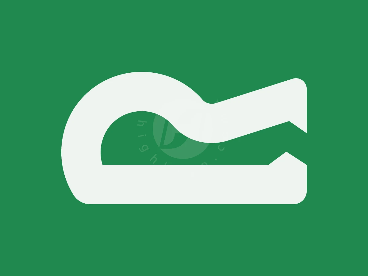 Letter R Crocodile Monogram Logo - Logo Logo design by Denmaz for sale on Highlogo
