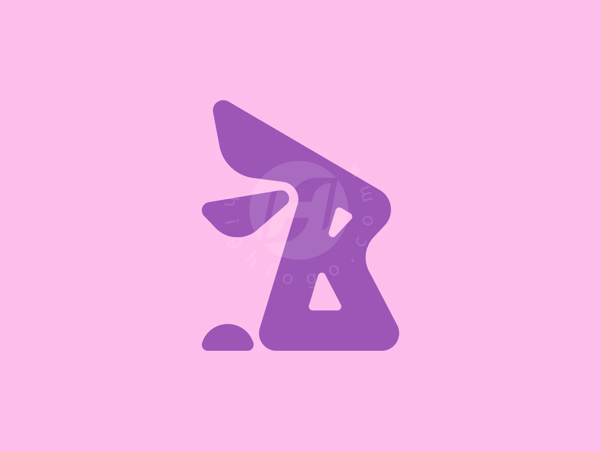 Letter B Rabbit Monogram Logo - Logo Logo design by Denmaz for sale on Highlogo