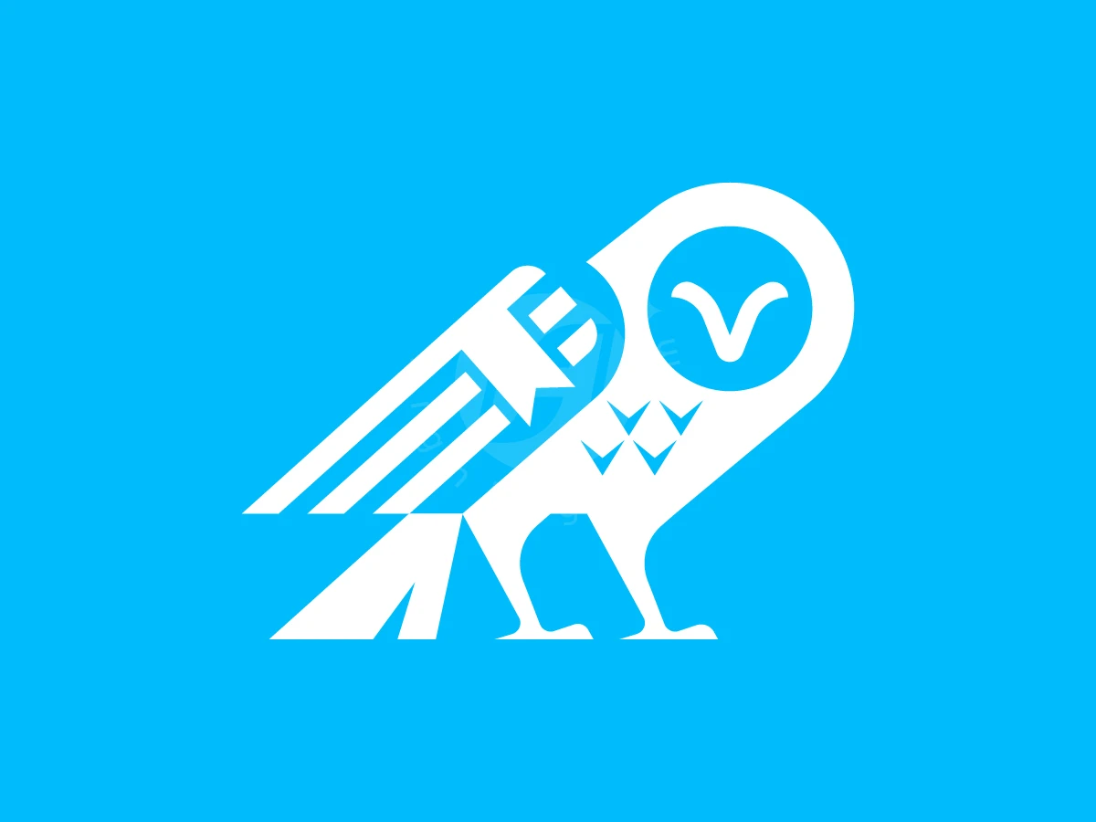 Owl Book Education Modern Logo - preview 1