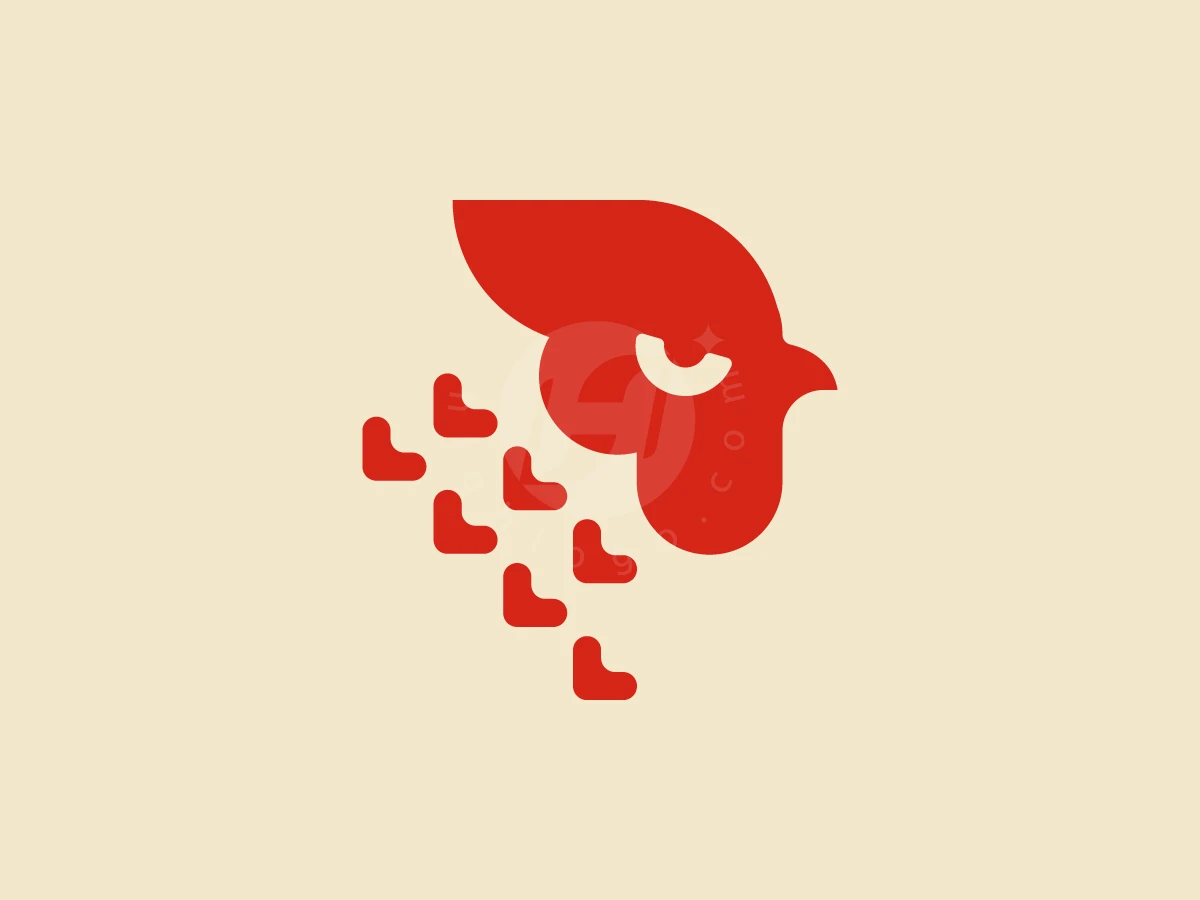 Chicken Rooster Head Logo - Animal Logo design by Denmaz for sale on Highlogo