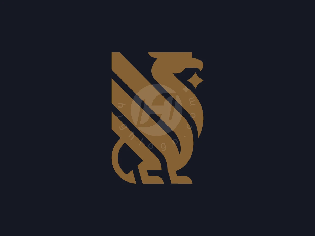 Luxury Modern Style Elegant Griffin Logo - preview 1