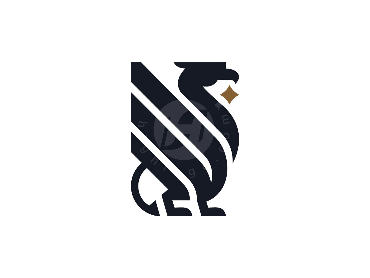 Luxury Modern Style Elegant Griffin Logo - Financial Logo design by Rico aGraphic for sale on Highlogo