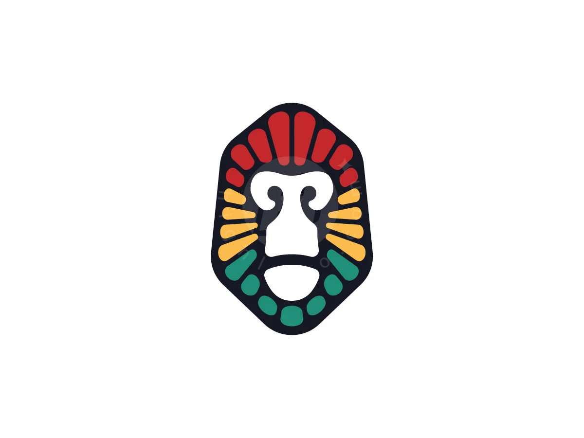 Modern Sun Gorilla Head Creative Logo - preview 1