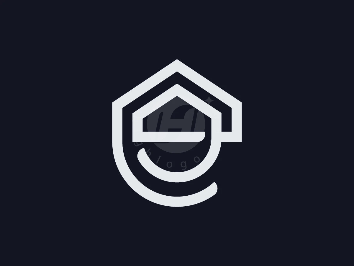 House Letter E Or G Logo - preview 1