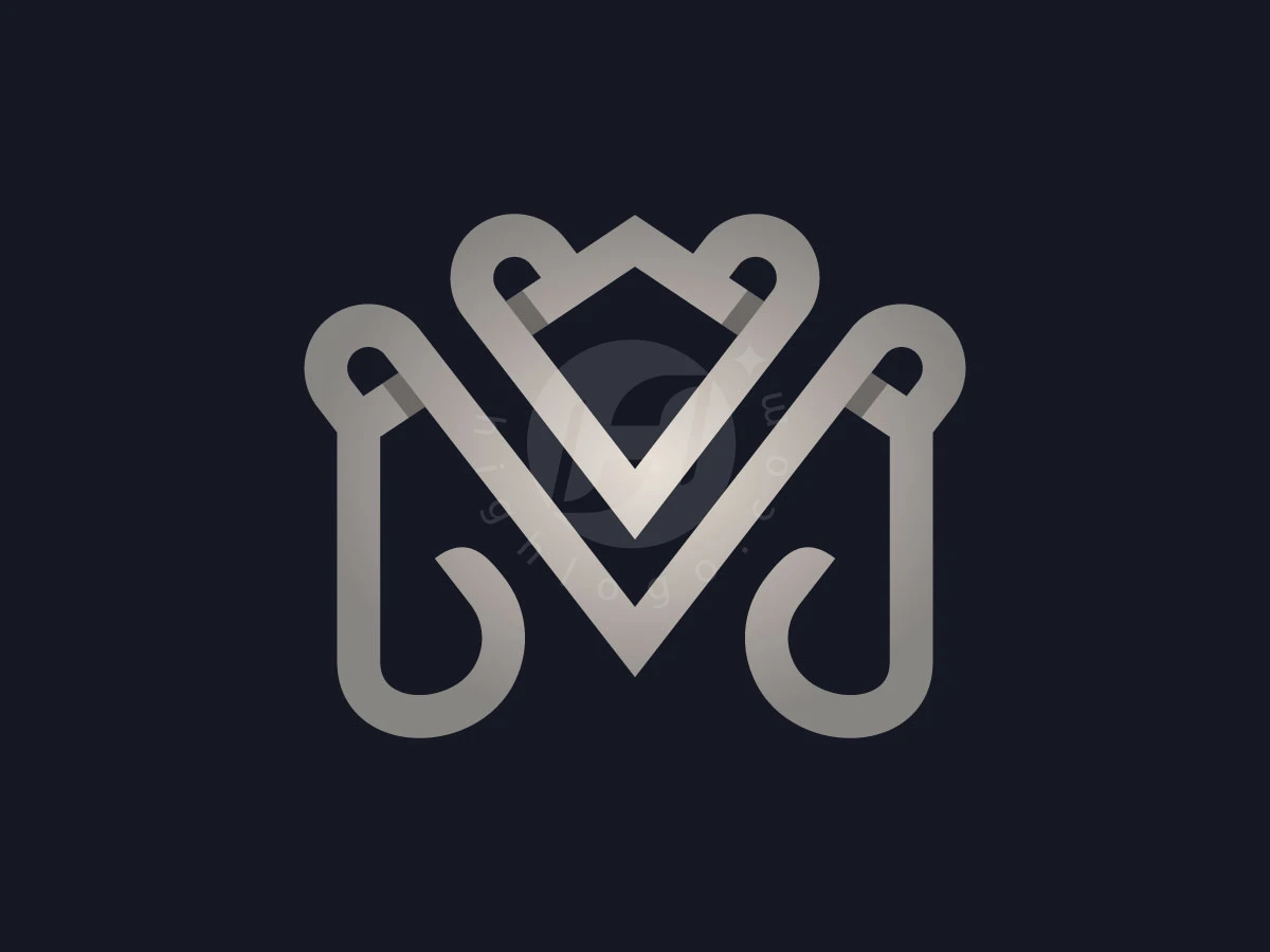 Elegant V Or M Letter House Logo - Real Estate Logo design by Rico aGraphic for sale on Highlogo