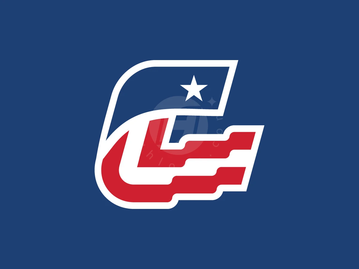 Premium American Letter C Icon Logo - Sports Logo design by Rico aGraphic for sale on Highlogo