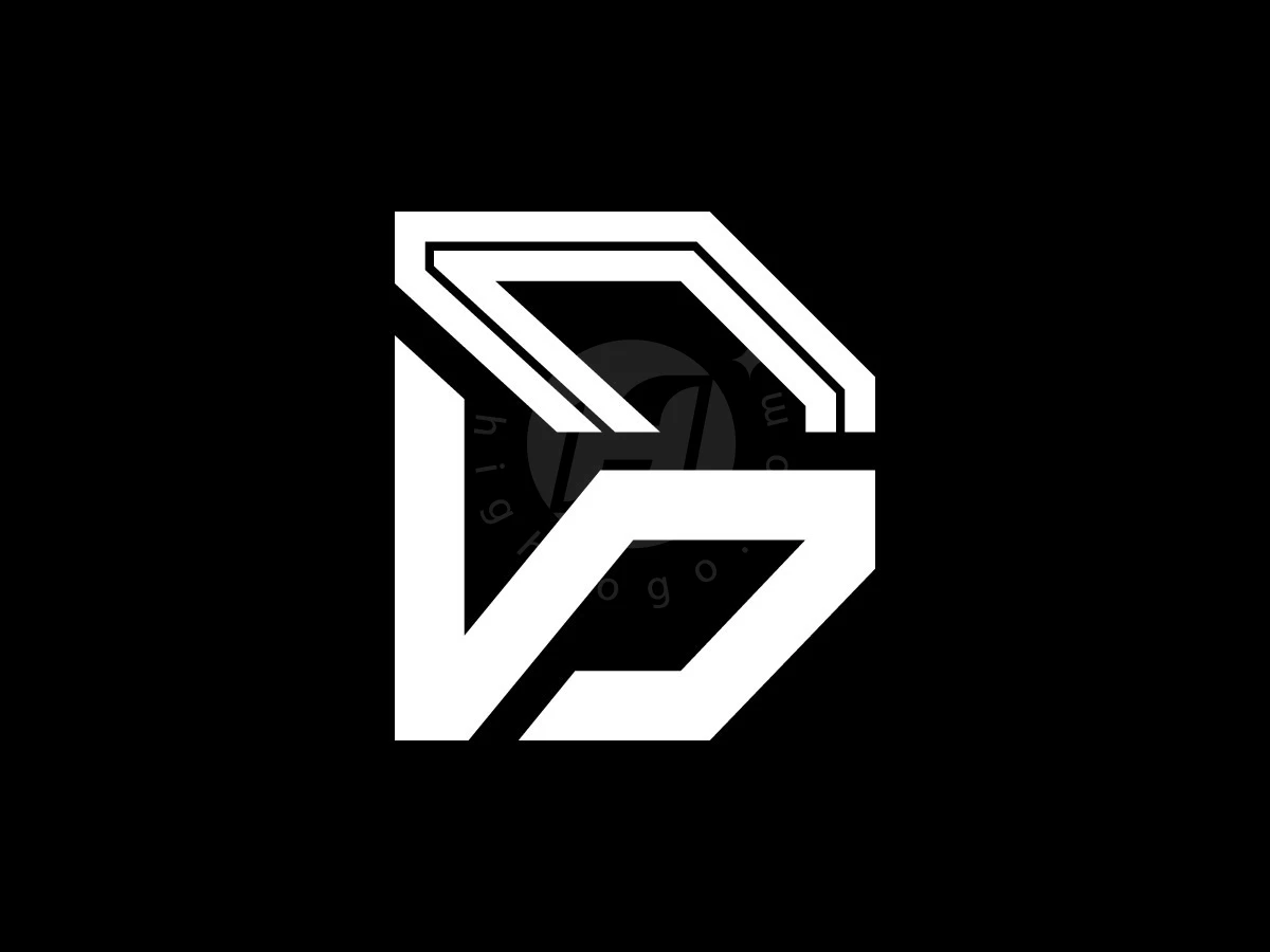 Minimalist Tech Letter D Logo - Technology Logo design by Rico aGraphic for sale on Highlogo