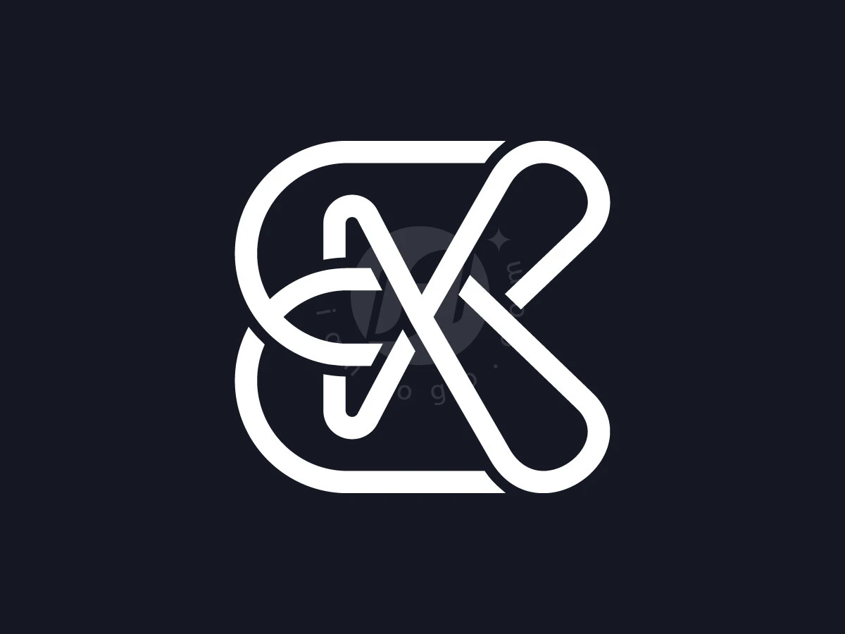 Elegant Letter E K Or B K Logo - Beauty Logo design by Rico aGraphic for sale on Highlogo
