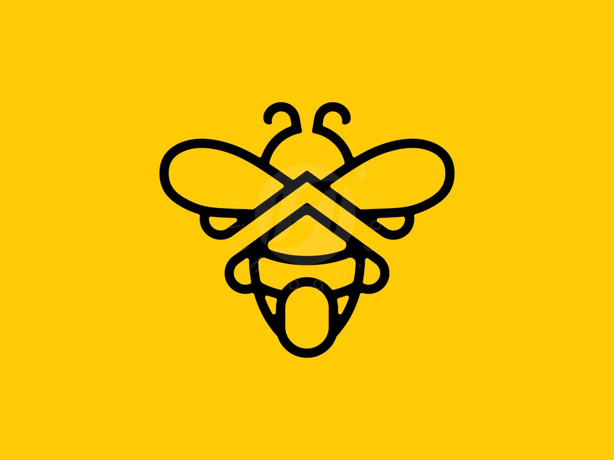 A Modern And Elegant Bee House Logo - Real Estate Logo design by Rico aGraphic for sale on Highlogo