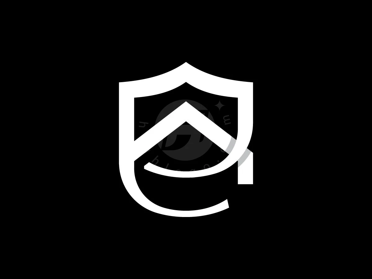 Modern House Letter E Shield Logo - Real Estate Logo design by Rico aGraphic for sale on Highlogo