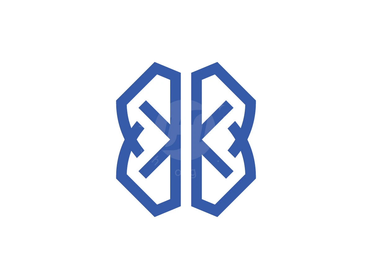 Modern Brain Letter K Creative Logo - Health Logo design by Rico aGraphic for sale on Highlogo