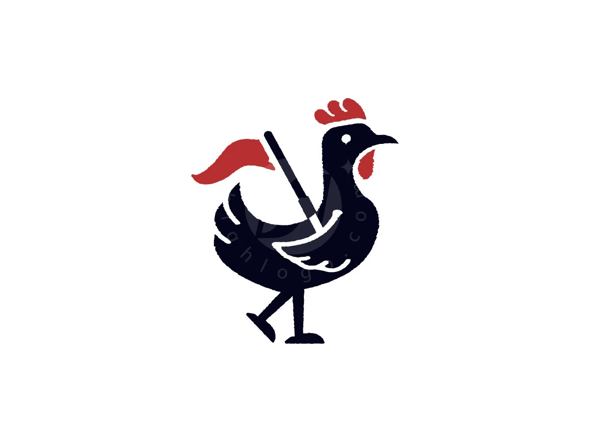 Vintage Artisan Farm Mascot Flag Rooster Logo - Animal Logo design by Rico aGraphic for sale on Highlogo