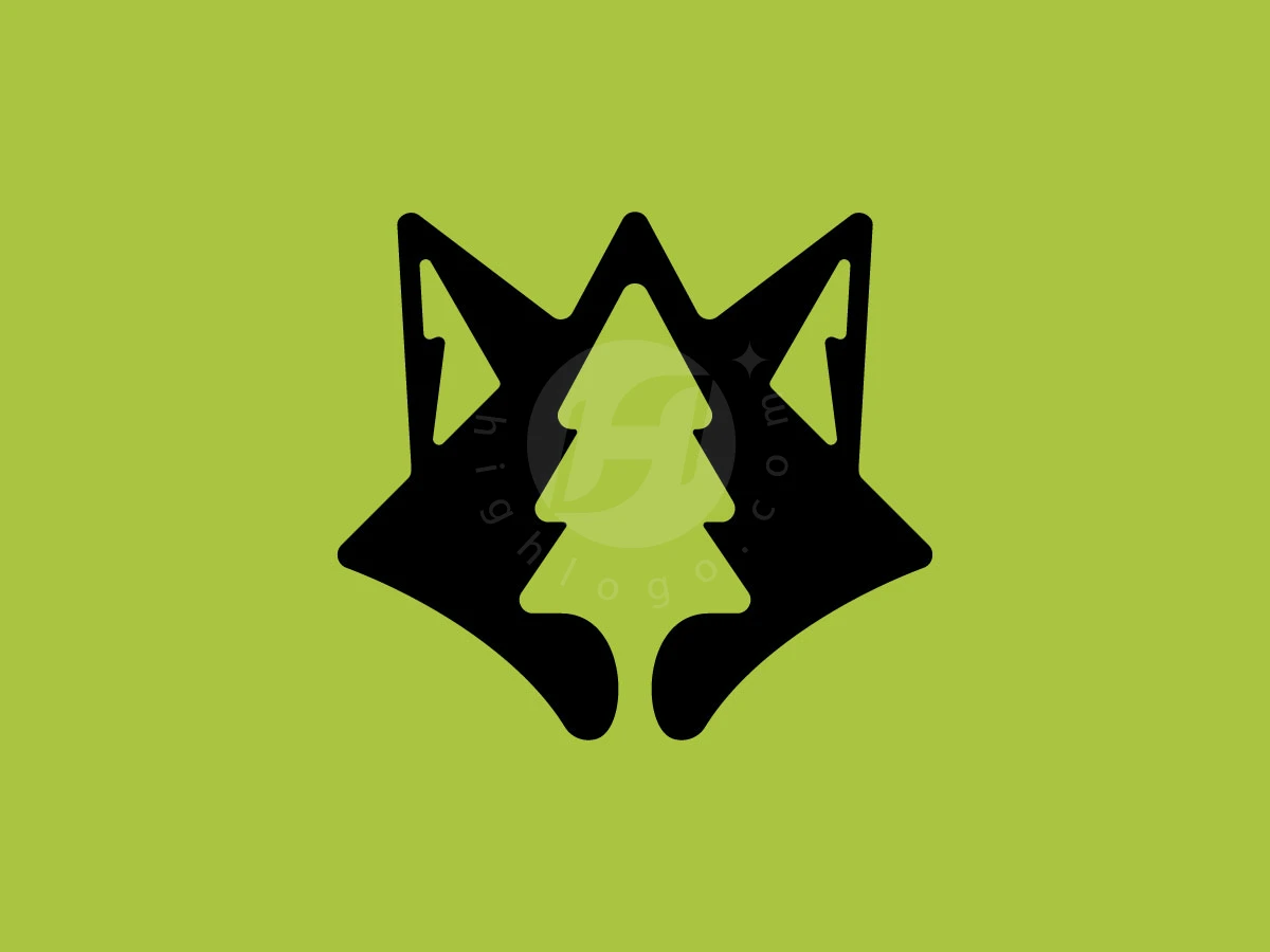 Forest Wolf Pine Emblem Logo - Travel Logo design by Rico aGraphic for sale on Highlogo