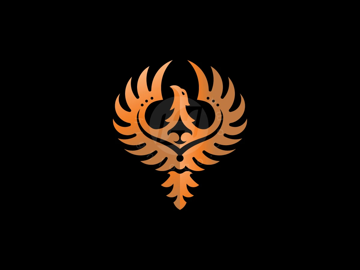 Majestic Phoenix Emblem Logo - Animal Logo design by krustovin for sale on Highlogo