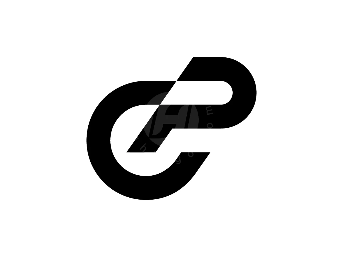 Simple Cp Pc Typography Monogram Logo - Logo Logo design by DenAhmed for sale on Highlogo