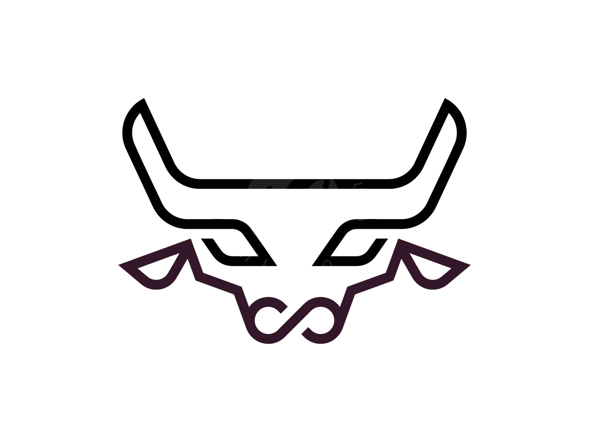 Bull And Infinity Line Logo - Animal Logo design by DenAhmed for sale on Highlogo