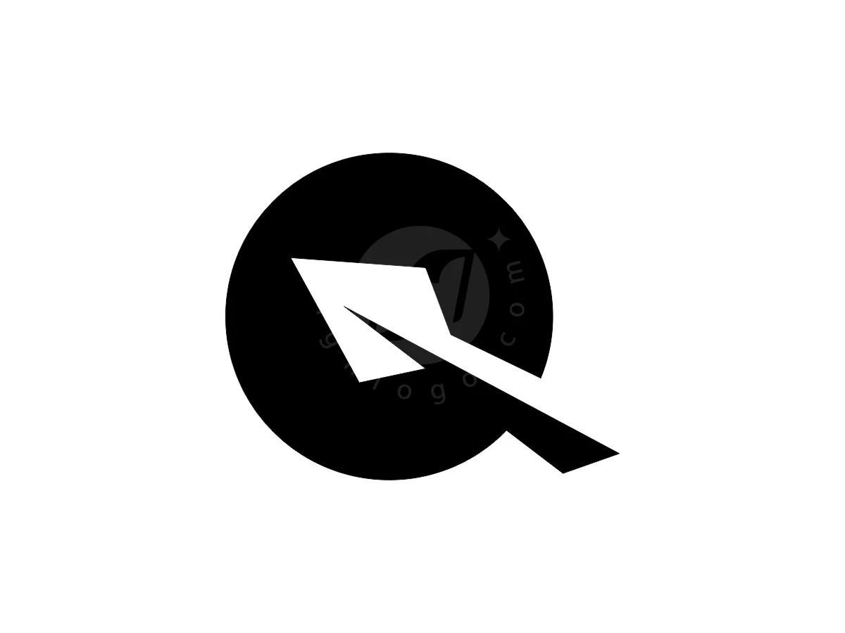 Simple Letter Q With Spear Logo - Logo Logo design by Arizki design for sale on Highlogo