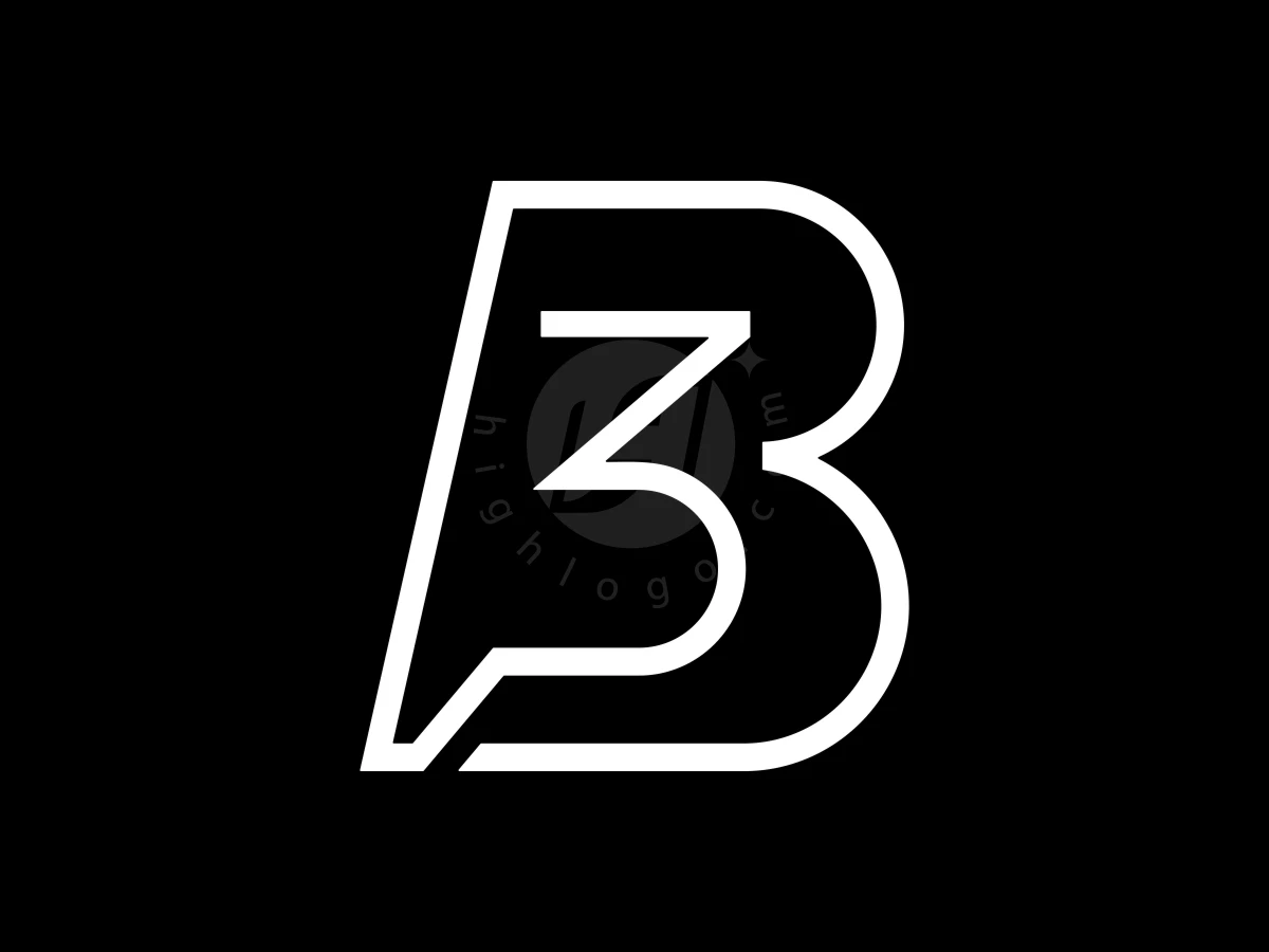 Elegant Letter B And Number 3 Monogram Logo - Logo Logo design by Arizki design for sale on Highlogo