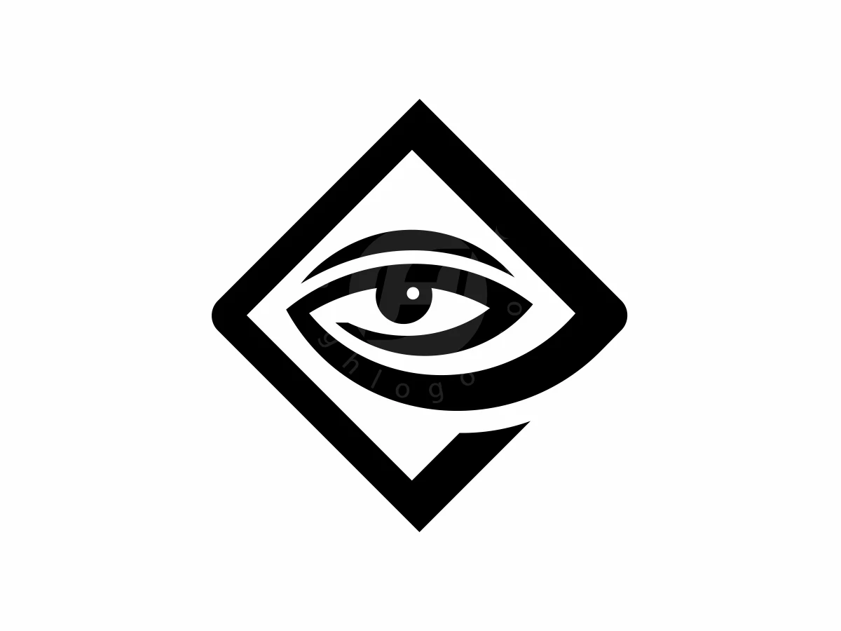 Abstract Square Eye Simple Bold Logo - Abstract Logo design by fatkhan for sale on Highlogo