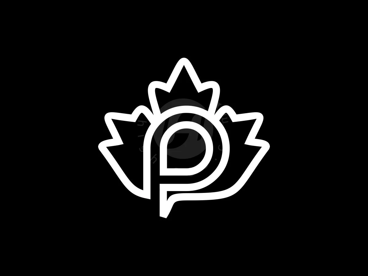 P Maple Leaf Chat Logo - General Logo design by DuckOn for sale on Highlogo
