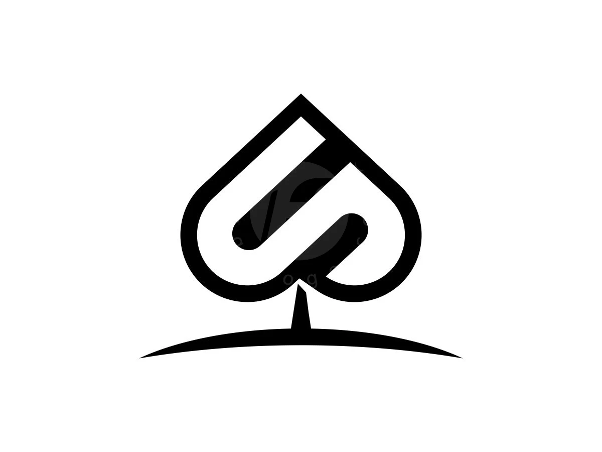 S Spade Tree Logo - Abstract Logo design by DuckOn for sale on Highlogo