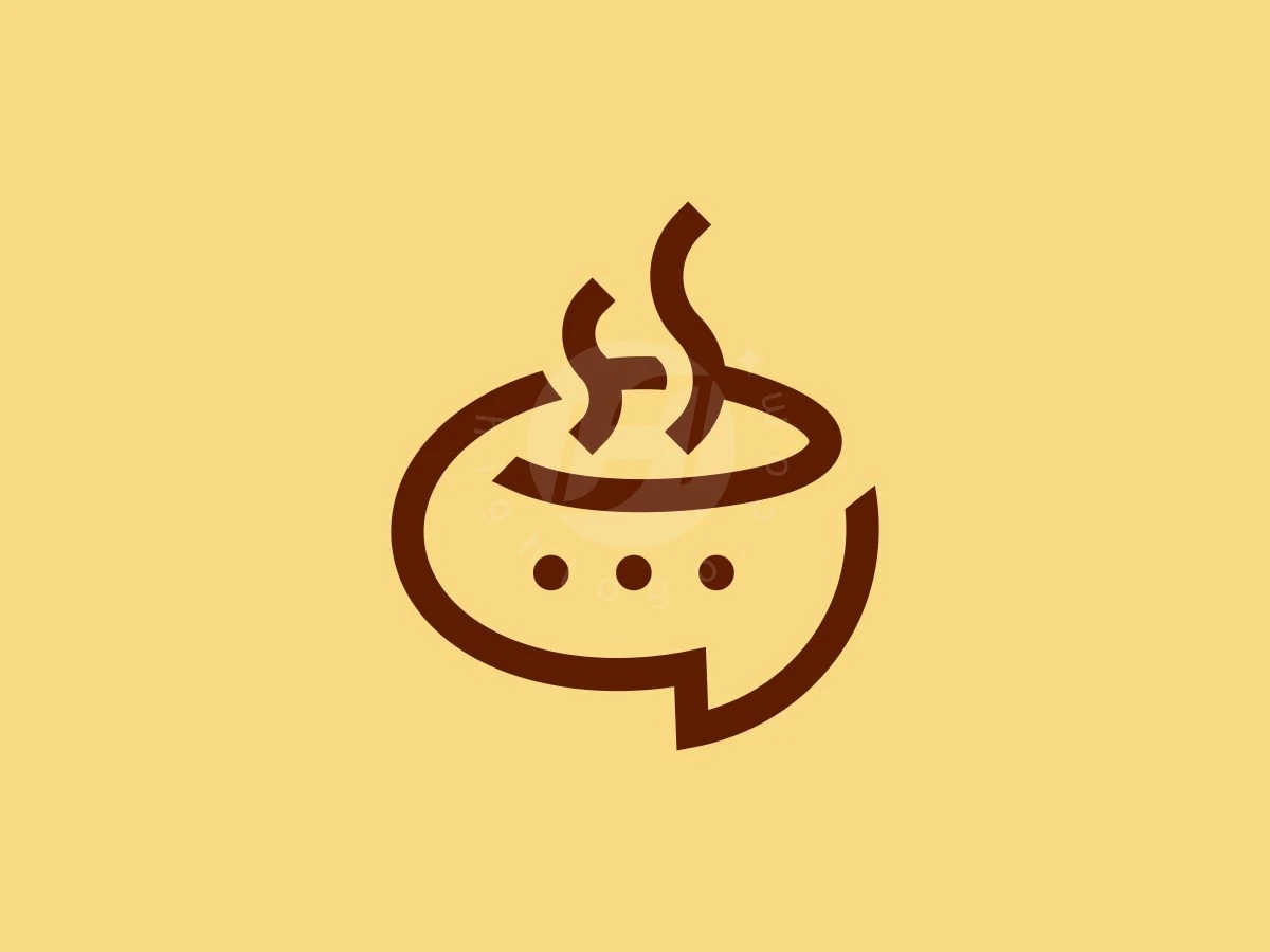 Coffee Talk And Chat Logo - Food Logo design by DuckOn for sale on Highlogo
