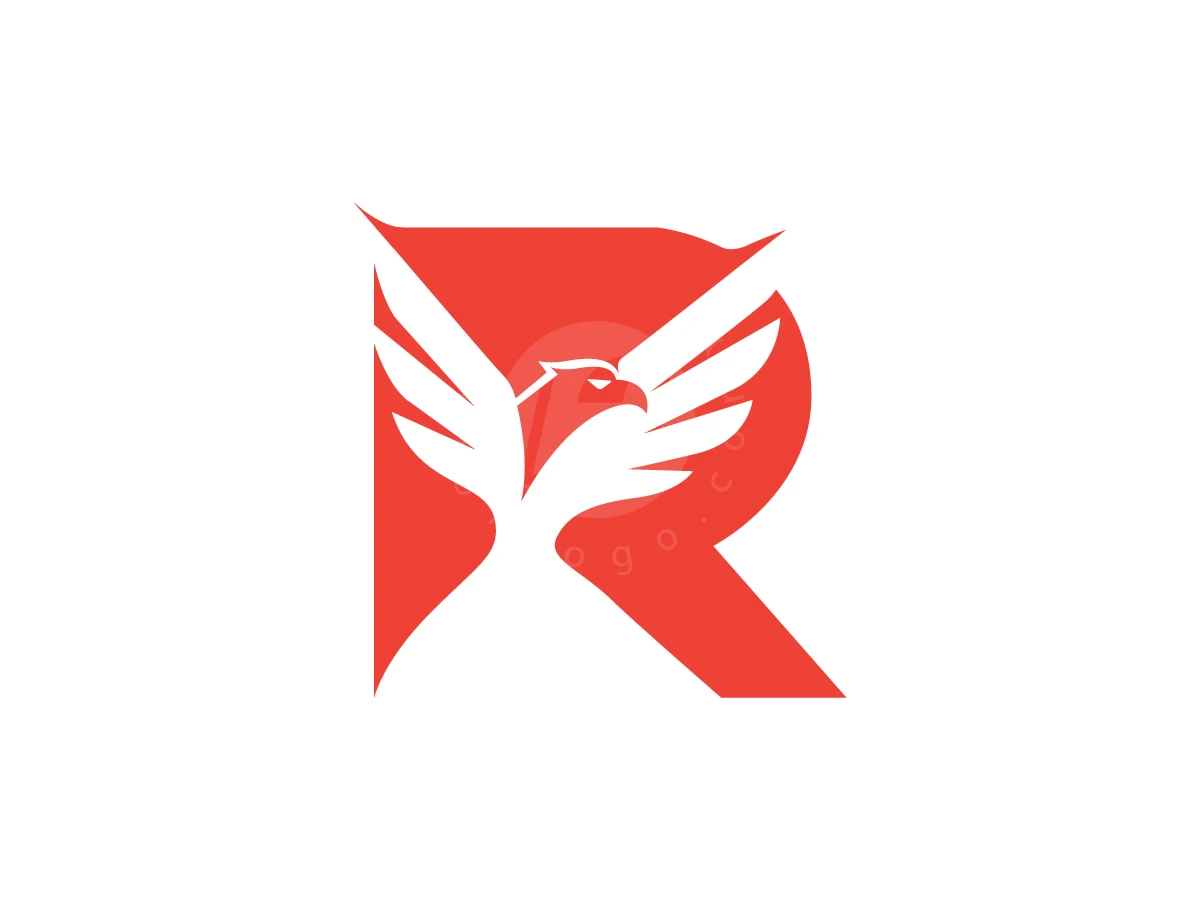 Bold Eagle Letter R Logo - Organizations Logo design by Afroradesigner for sale on Highlogo
