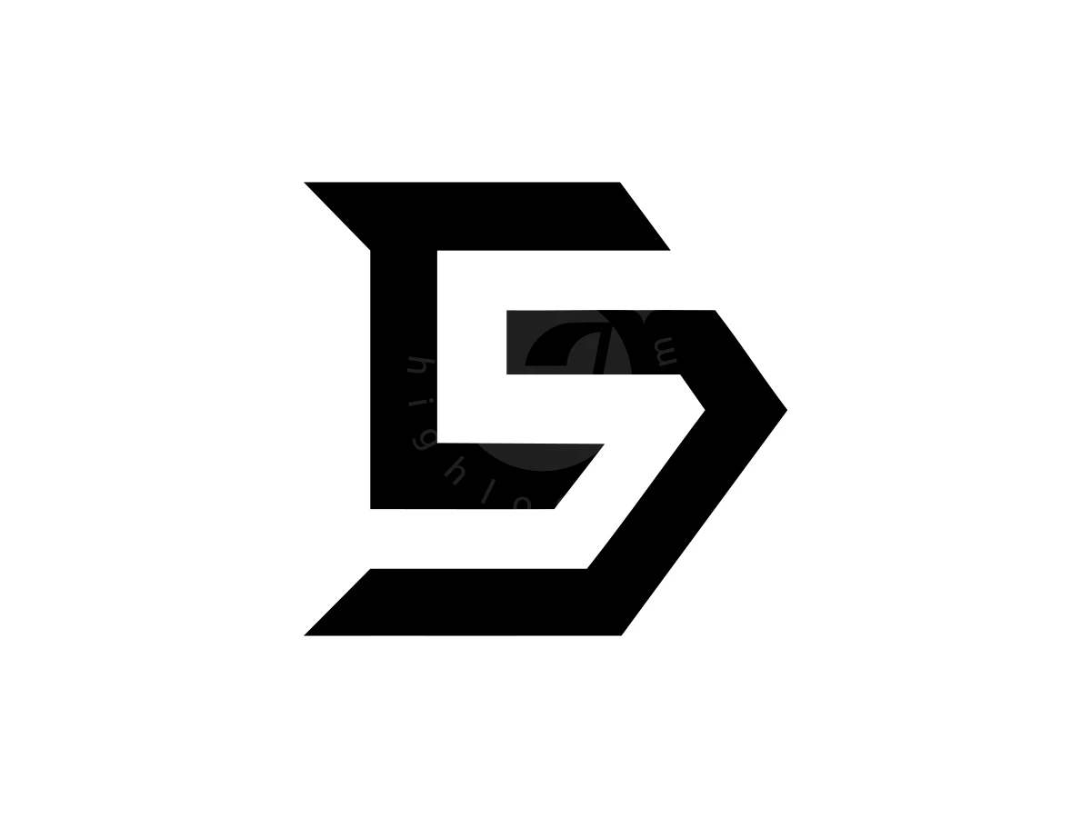 Minimalist Monogram DS Or SD Logo - preview 1