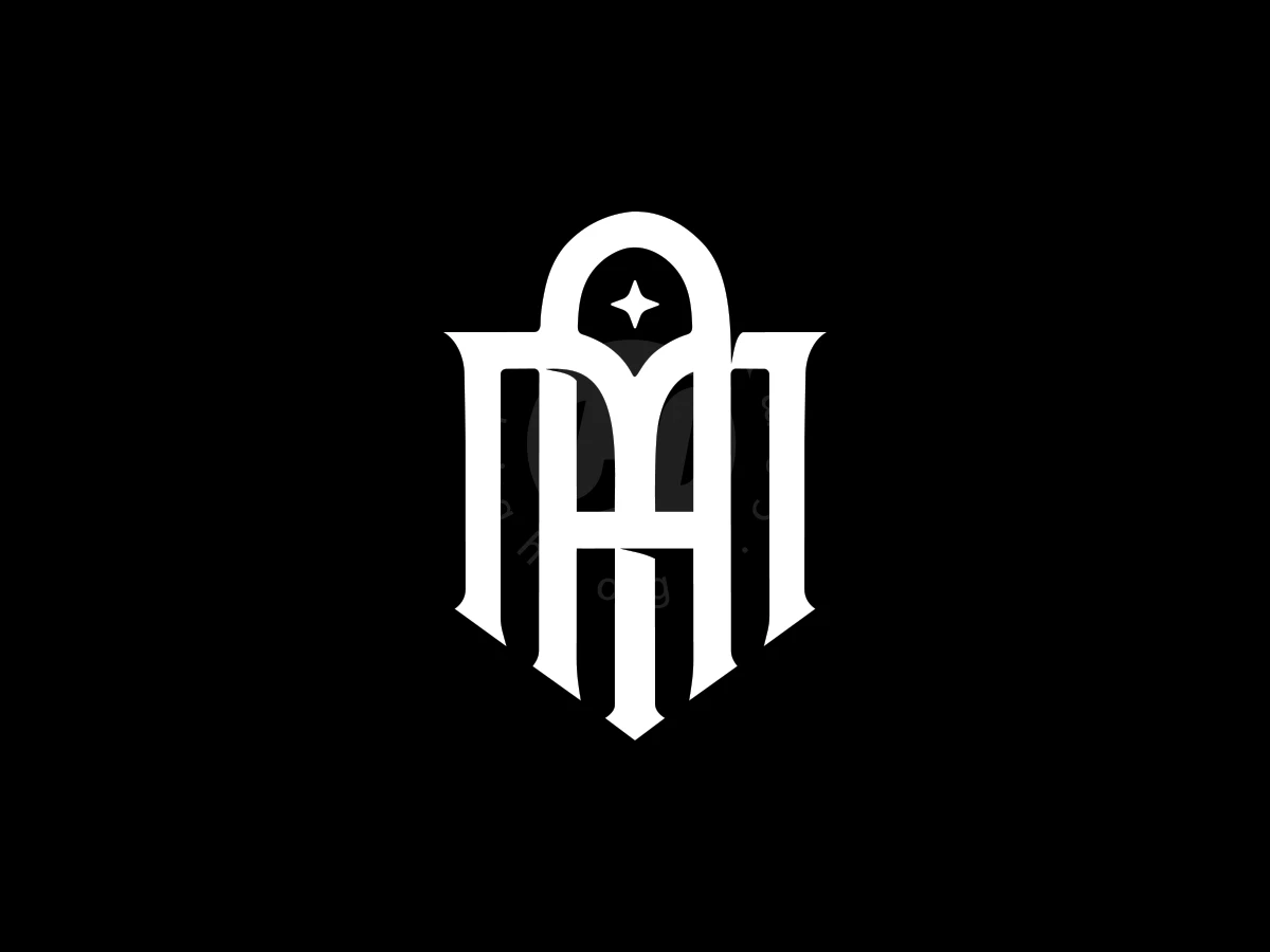 Letter Ma Initial Am Aesthetic Monogram - preview 1