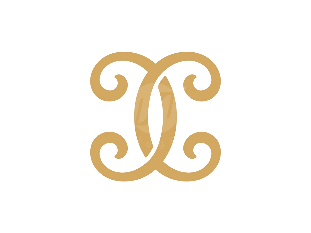Elegant Monogram Logo Letters CC - preview 1