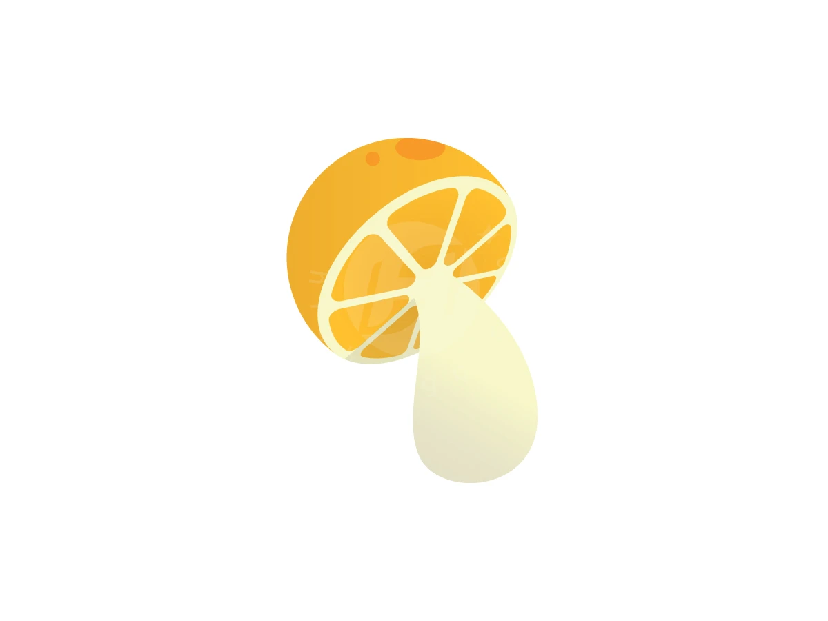 Mushroom And Orange Logo - Food Logo design by yasrielhy for sale on Highlogo