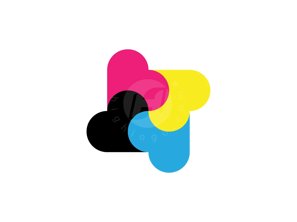 I Love Cmyk Logo - Media Logo design by yasrielhy for sale on Highlogo