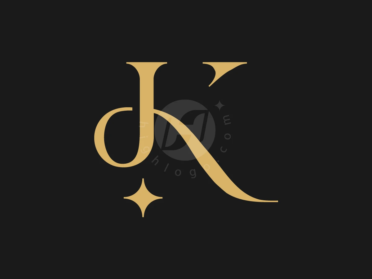 K Luxury Serif Monogram Logo - Logo Logo design by Gus Grafis for sale on Highlogo