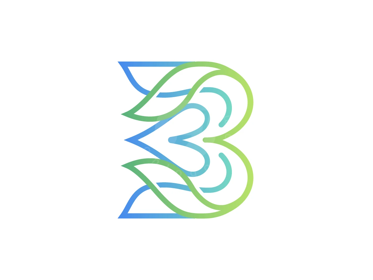 B Organic Heart Line Art Logo - Health Logo design by Gus Grafis for sale on Highlogo