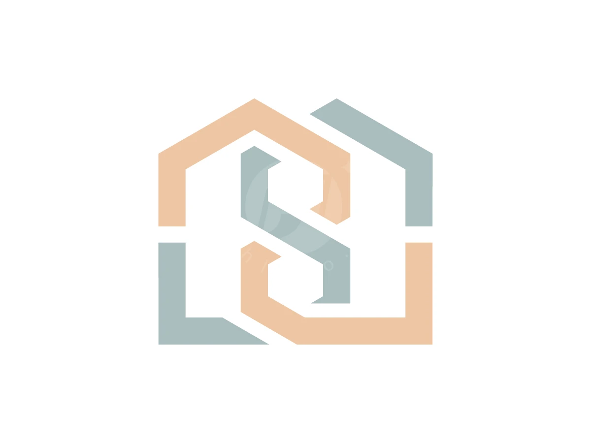SS Intertwined Monogram Real Estate Logo - Real Estate Logo design by Gus Grafis for sale on Highlogo