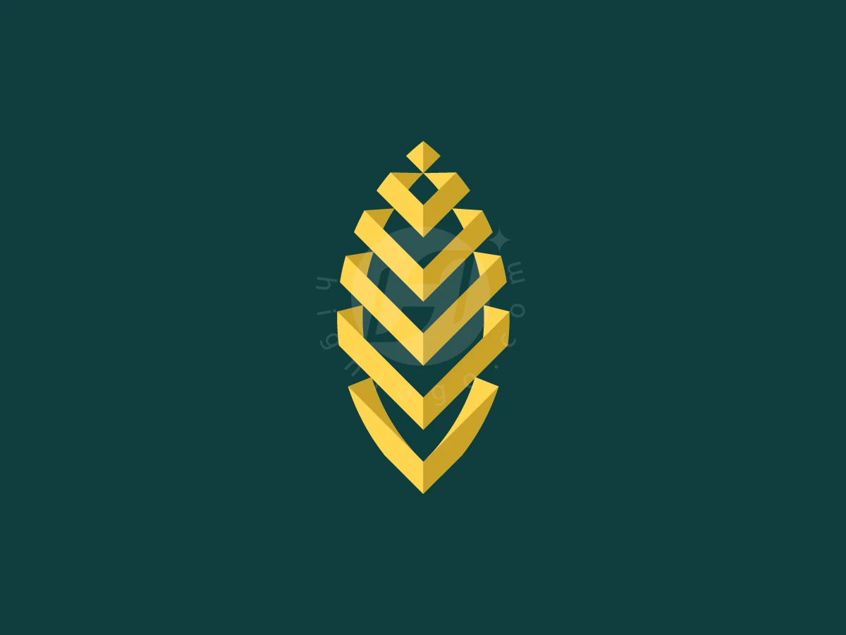 Luxury Leaf Building Logo - Real Estate Logo design by Gus Grafis for sale on Highlogo