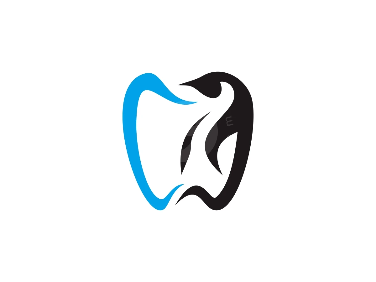 Funny Penguin Dental Teeth Logo - Health Logo design by Reivan for sale on Highlogo