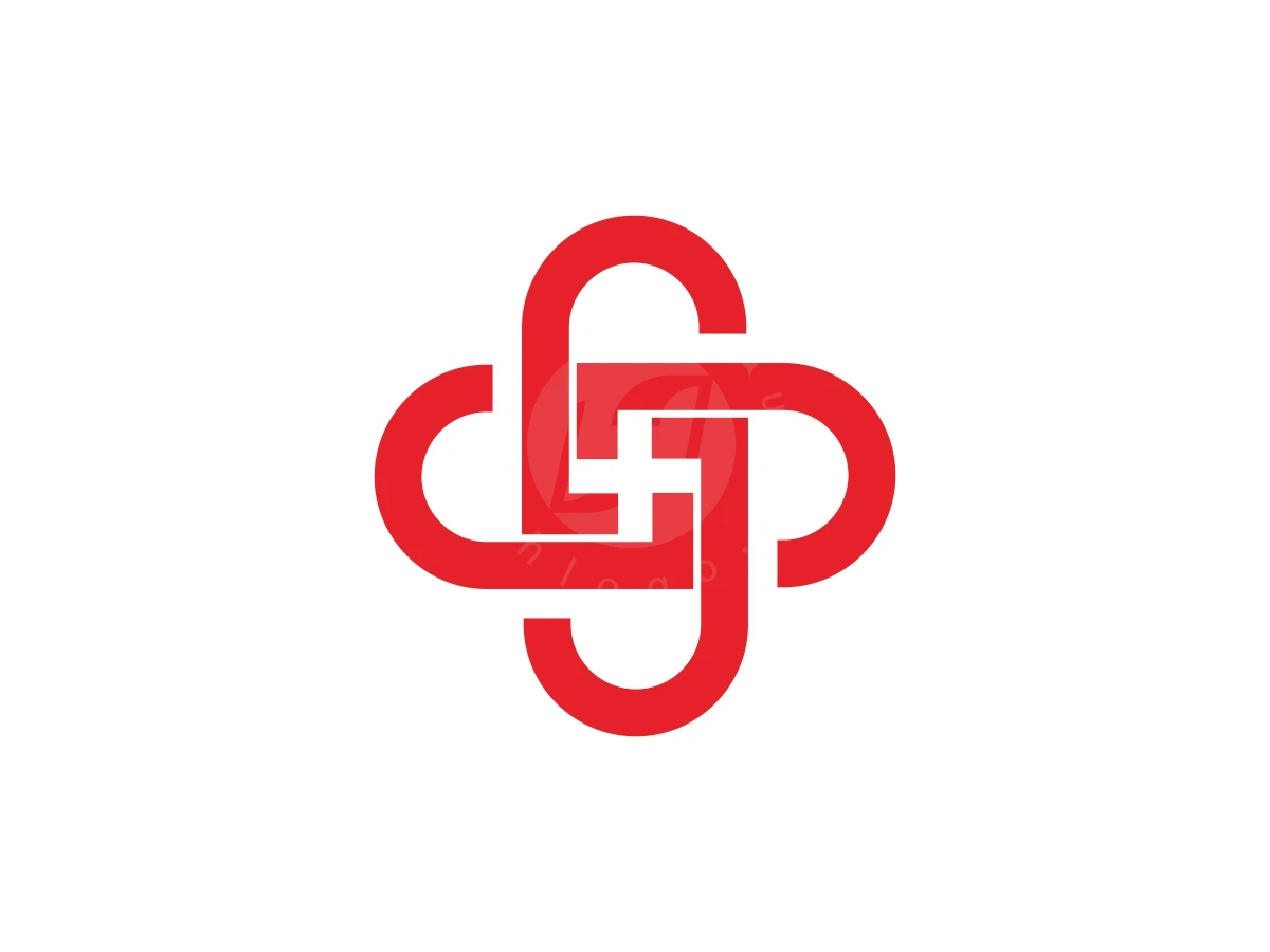 J Letter Cross Link Logo - Health Logo design by Reivan for sale on Highlogo