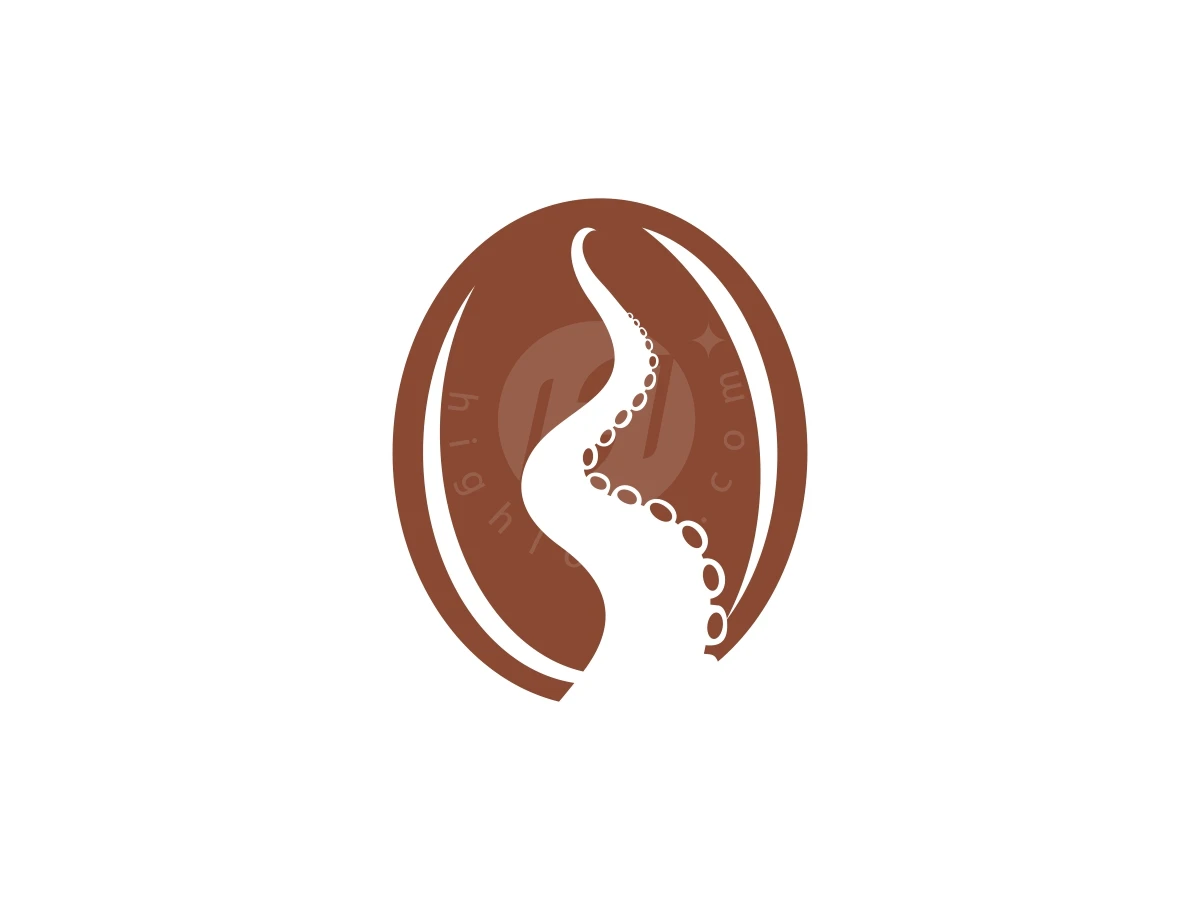 Coffee Octopus Logo - Food Logo design by Reivan for sale on Highlogo