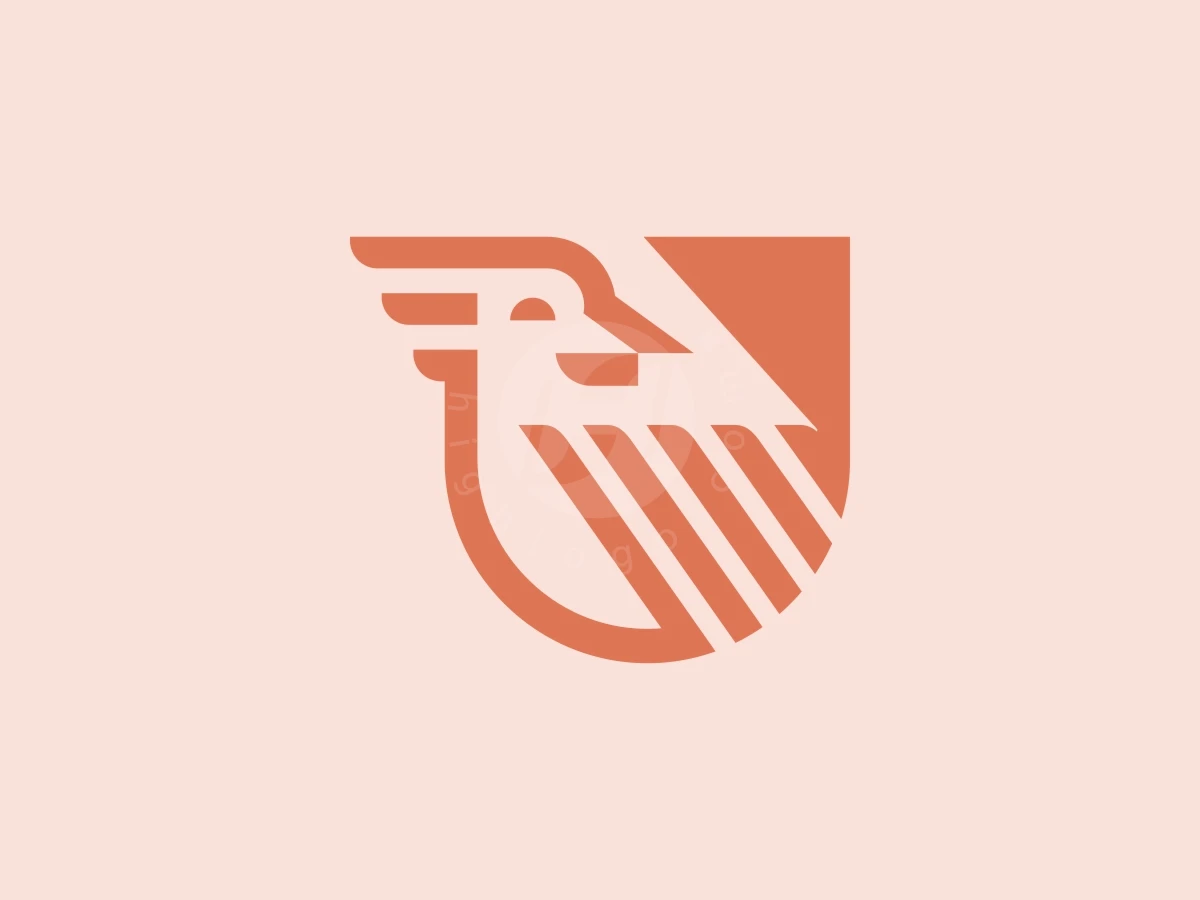 Minimal Geometric Line Pigeon Logo - General Logo design by rafsirakima for sale on Highlogo