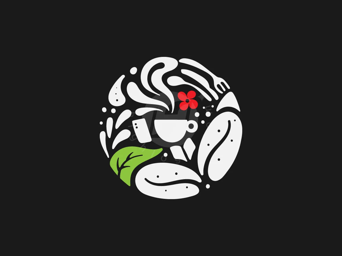 Organic Sphere Coffee And Dining Logo - Food Logo design by jefriprayudhis for sale on Highlogo